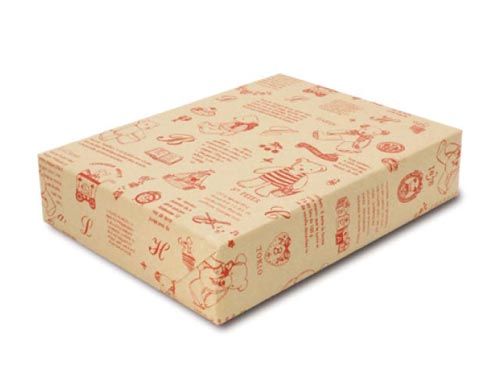 856 包装紙 ベア(レッド) 500枚入