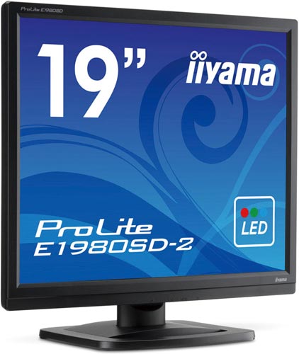 19型液晶モニター ブラック