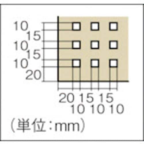 ライトパンチングパネルパネリーナ両面式キャスター付