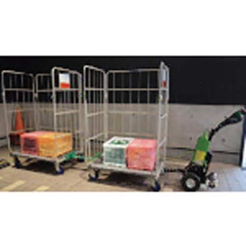 カゴ車牽引用連結金具受用バー後付けタイプ