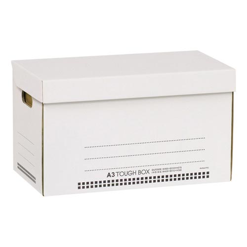 収納ボックス タフボックスドキュメント A3 黒