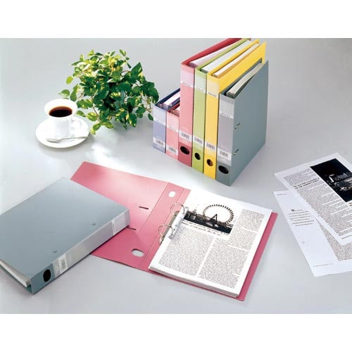 リングファイル A5S 2穴 ブルー