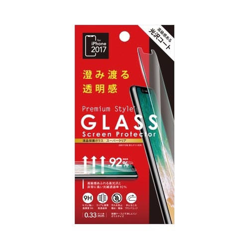 iPhoneX用液晶保護ガラス
