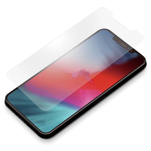 iPhoneXSMax用液晶保護ガラスゲーム非光沢