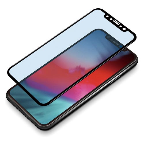 iPhone XS用液晶保護ガラス 青色光低減09