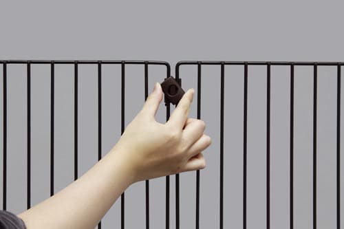 ペットフェンス P−SPF−64 ブラウン