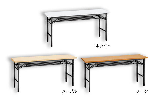 折りたたみテーブル ブラック脚の詳細説明画像2