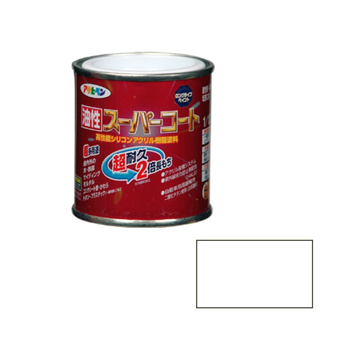アサヒペン 油性スーパーコート 日本限定 全品最安値に挑戦 １ １２Ｌ ツヤ消し白