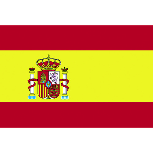 【国内在庫】 東京製旗 卓上旗 １６×２４ｃｍ 紋章入 スペイン 注目の