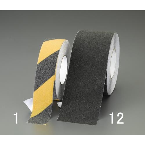 エスコ 2021春の新作 滑り止めテープ 黒 100％の保証 黄 １００ｍｍＸ１８ｍ ＃３６