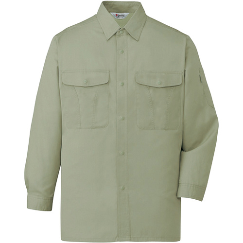 自重堂 安売り 長袖シャツ お手軽価格で贈りやすい ４４３０４ Ｓ ア−スグリ−ン