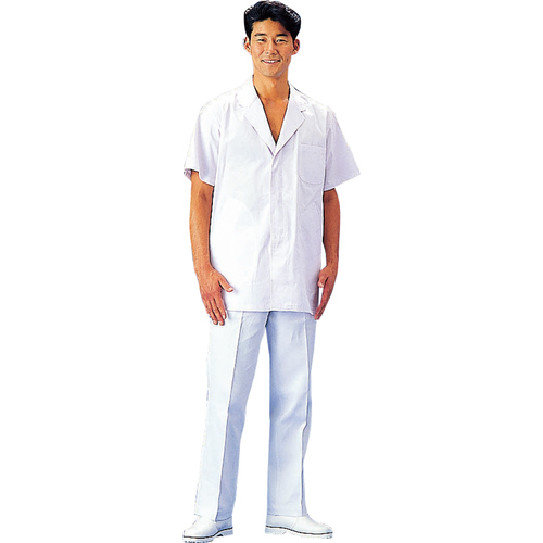 サカノ繊維 公式ショップ 男子白衣 半袖 ＳＫＡ３１２ ３Ｌ 【福袋セール】