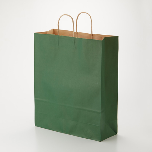 シモジマ 大きい割引 手提げ 紙袋 ２５ＣＢ ５０枚 カスタムＢ 100％本物保証 緑