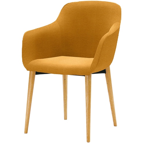オリバー 木製椅子ＳＣＷ３４０Ａ木部ＮＡ背座布イエロー 代引き不可 SALENEW大人気