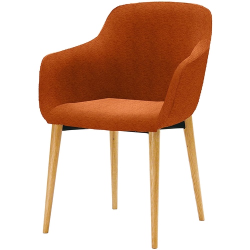 品数豊富！ オリバー 美品 木製椅子ＳＣＷ３４０Ａ木部ＮＡ背座布オレンジ