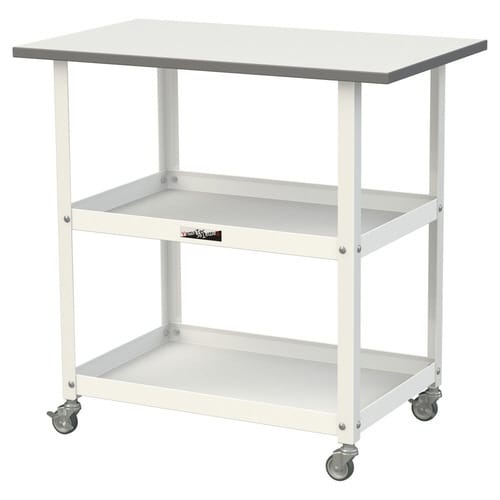 【軽量作業台150シリーズ】天板付きワゴン