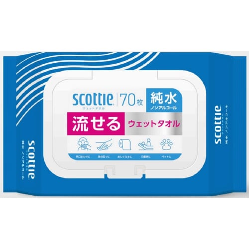 スコッティ 流せるウェットタオル