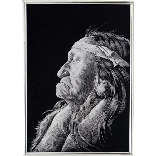 スクラッチボード メタリックフレーム付