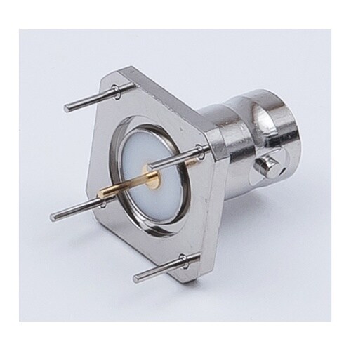 BNCコネクタプリント基板用レセプタクル