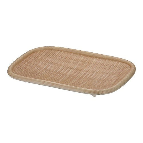メラミン竹模様長角皿