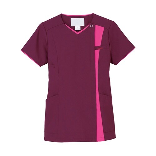 レディスジップスクラブR バーガンディ×