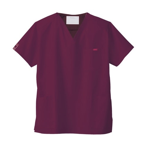 スクラブ上下セット ワイン