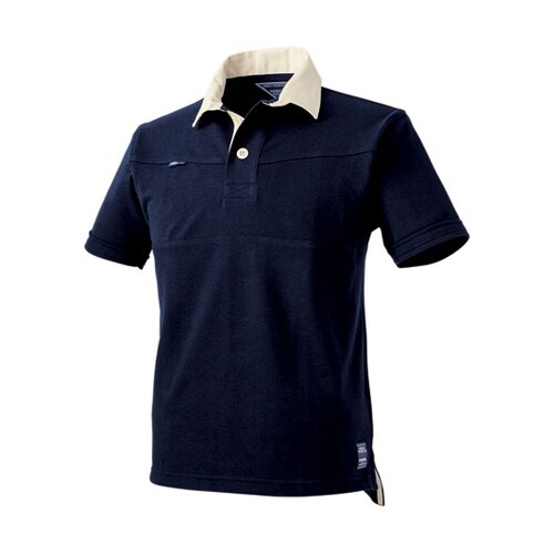 半袖ラガーシャツ コン