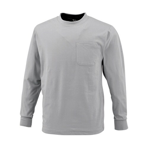 長袖Tシャツ 灰