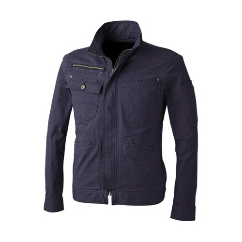 長袖ジャケット 紺 黒