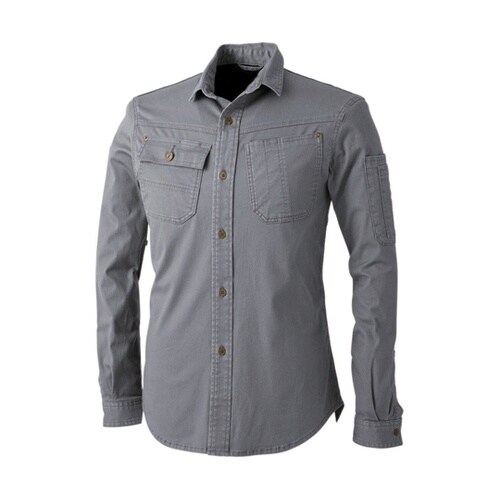 長袖シャツ L 灰