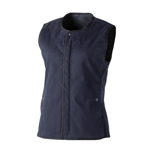 電熱キルティングベスト 紺青