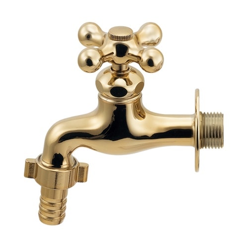 カップリング付き横水栓