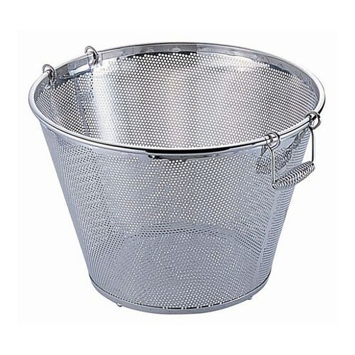 UK18ー8パンチング 平底深型揚げざる