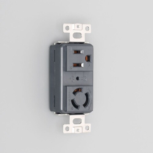 埋込コンセント黒