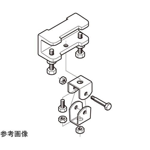 吊りボルト斜め支持金具