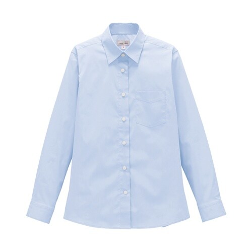 レディスレギュラーカラー長袖ブラウス