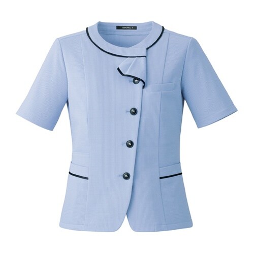 オーバーブラウス ブルー