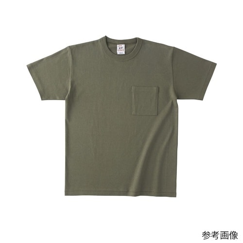 オープンエンド マックスウェイト バインダーネックポケットTシャツ