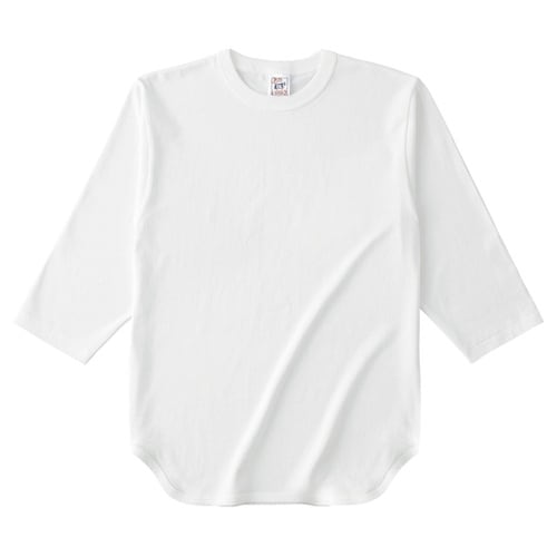 オープンエンド3/4スリーブ ベースボールTシャツ
