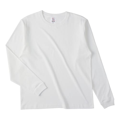 オープンエンドマックスウェイト ロングスリーブTシャツ(リブ有)