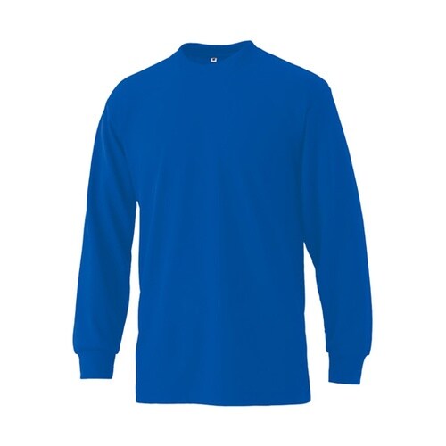 TCM088 裏綿ハニカムメッシュ長袖Tシャツ ロイヤルブルー