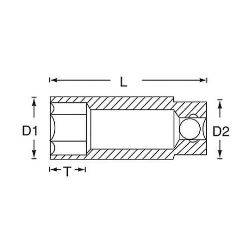 3/8DR ディープソケット