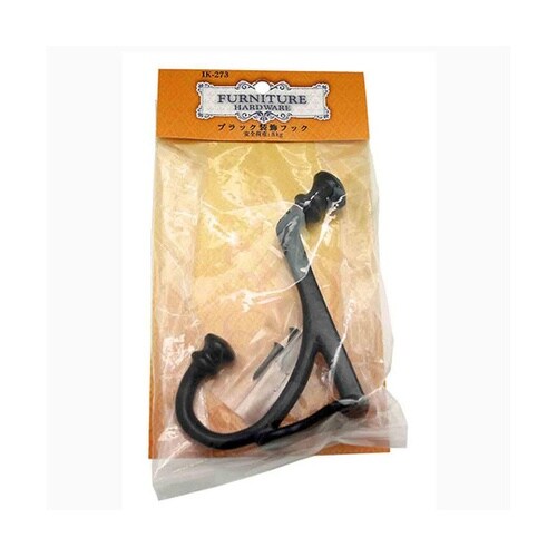 ブラック装飾フック