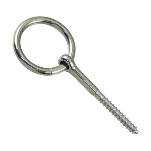 ステンレス 丸カンスクリュー