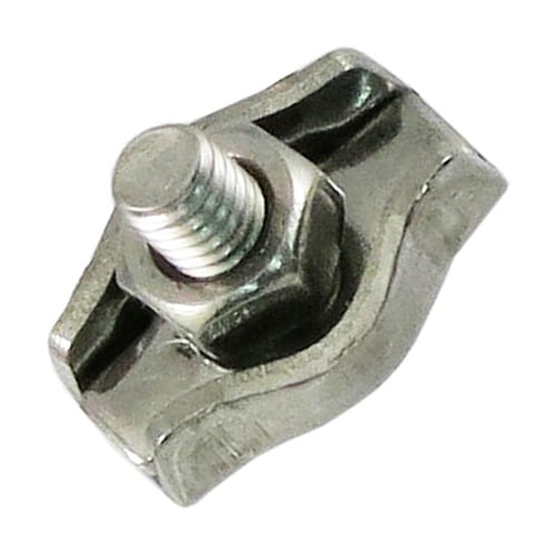 ステンレス 板型ワイヤークリップ シングル