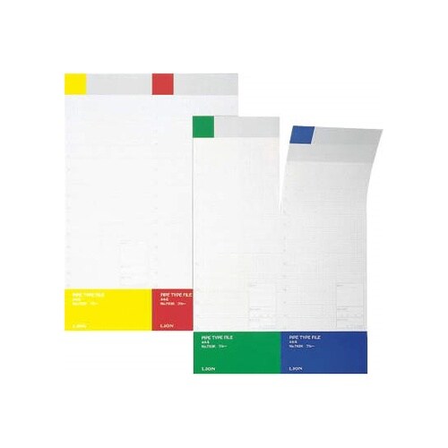 背紙パイプ式ファイル