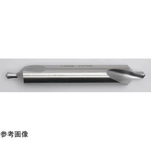 弱ネジレ溝A形90゜センタ穴D