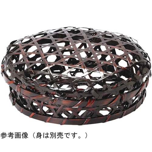 溜塗オードブル篭 蓋