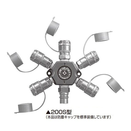 ラインカプラ 5分岐配管用