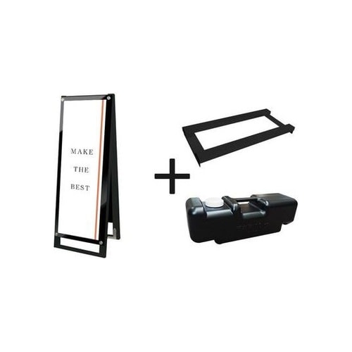 ブラックポスター用スタンド看板マグネジ